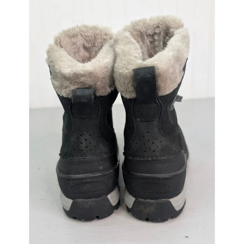 The North Face Women's Chilkat 400 Snow Boots Black Size 5 Waterproof Lace Up‎